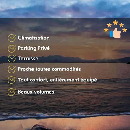 Blue Toscane T2 Terrasse, Parking Wi-fi Apartment Sainte-Maxime